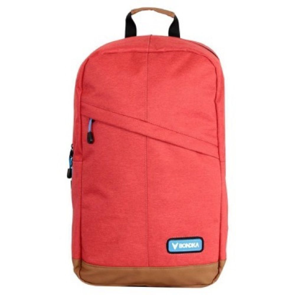 NWT Bondka Milan Backpack Coral Red Backpack Laptop Padded 18”x28”